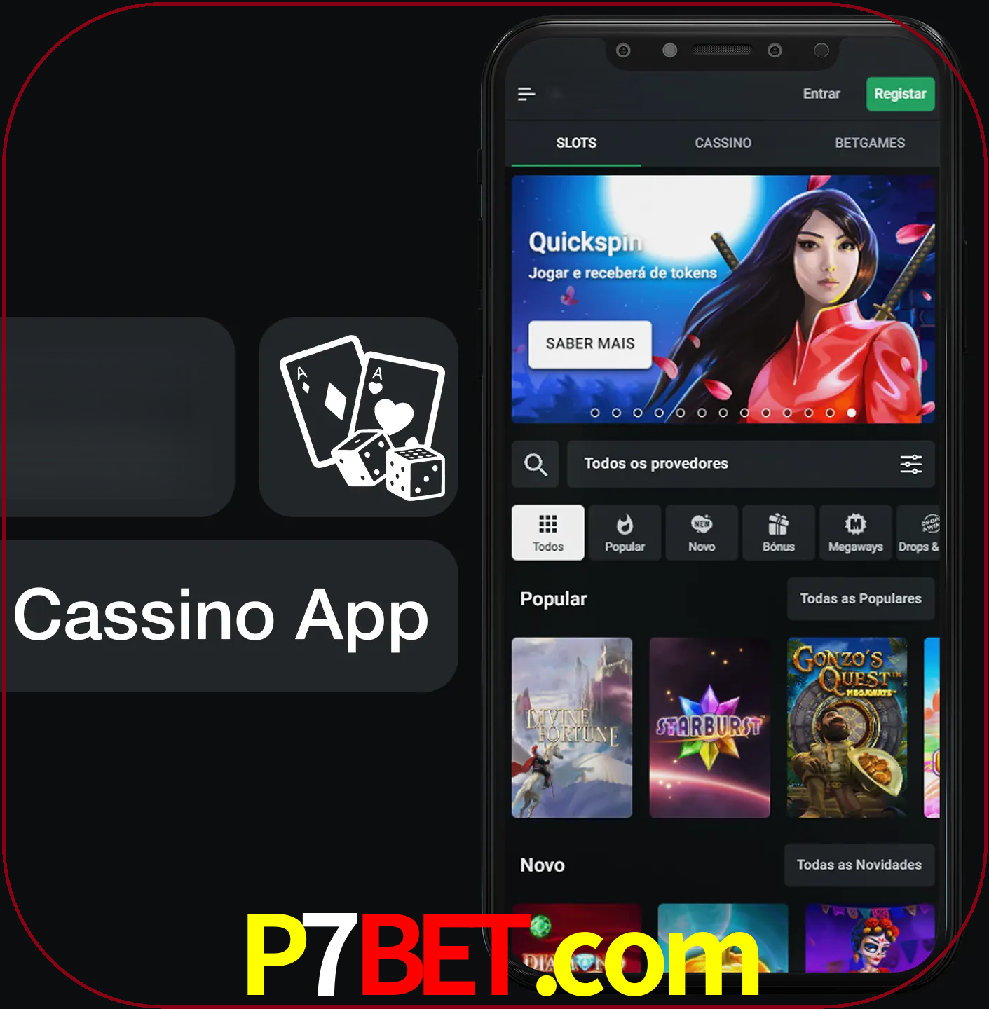 Jogue jogos de cassino e ganhe.
