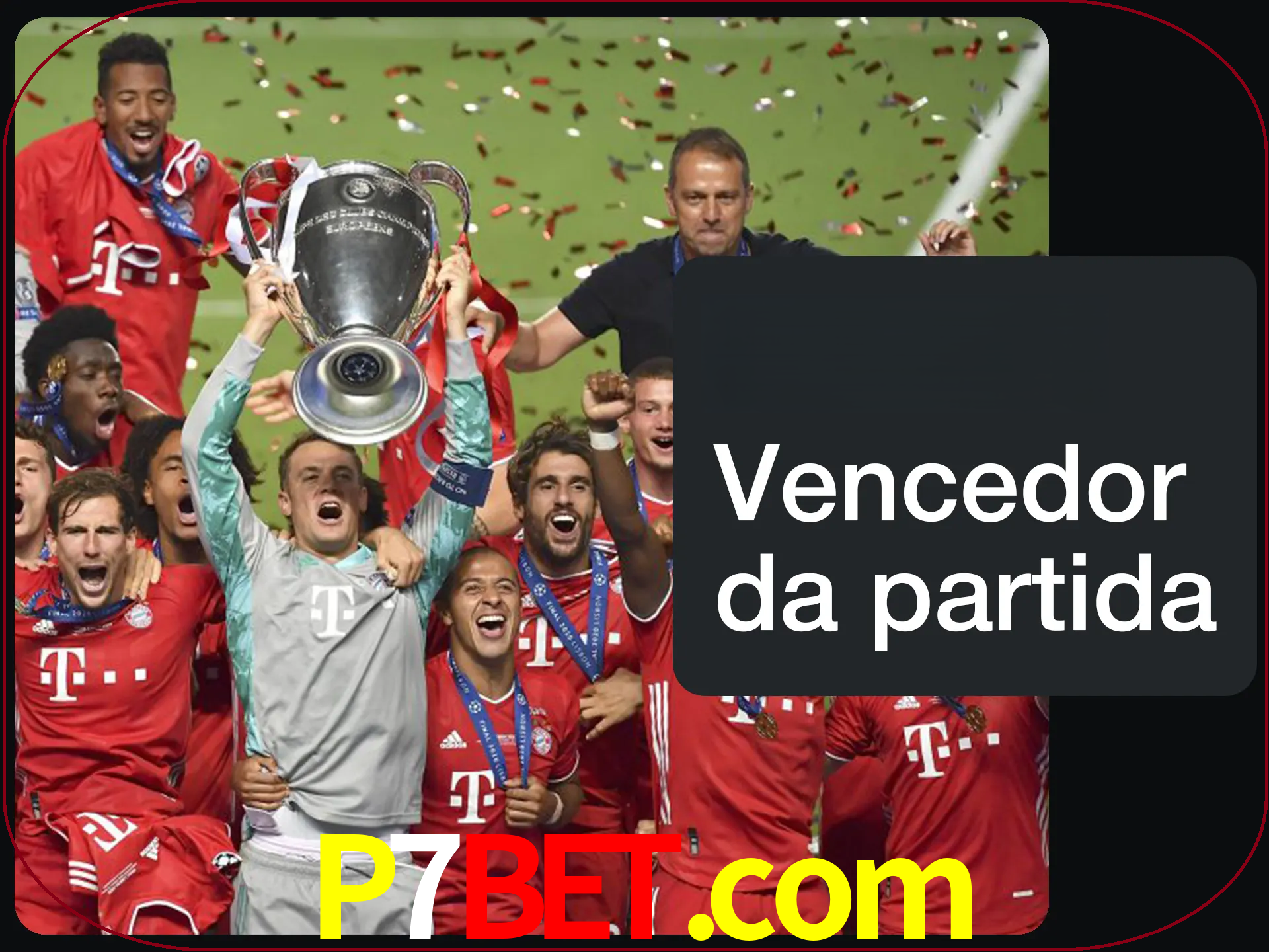 Aposte no vencedor e ganhe uma grande quantia de dinheiro.