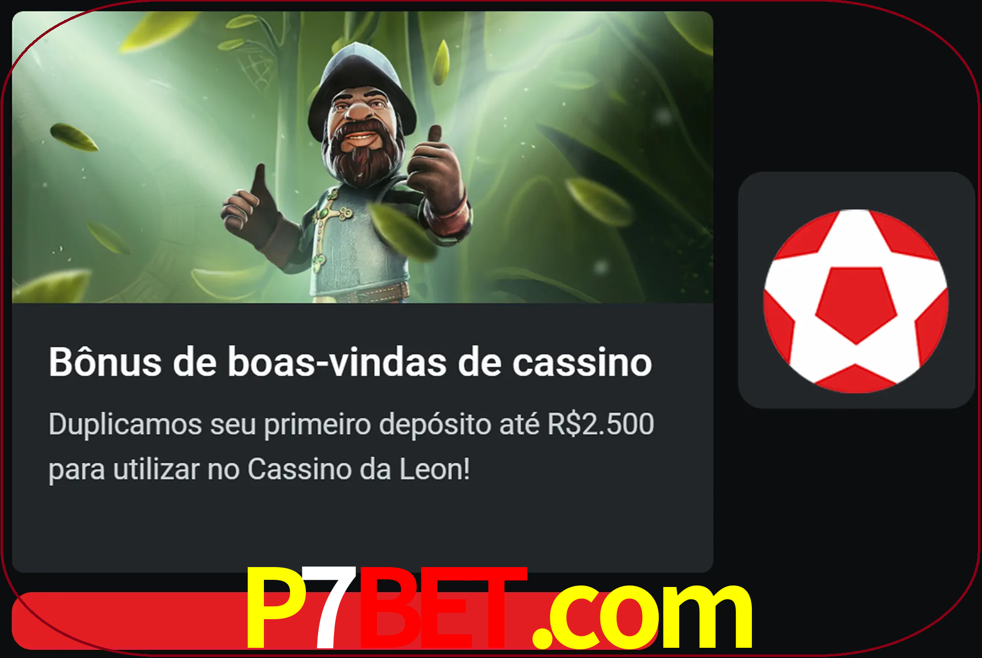 Receba seu dinheiro do bônus de boas-vindas após o primeiro depósito.